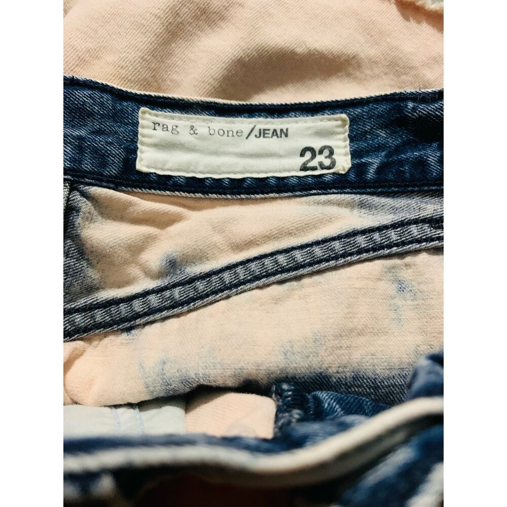 Rag & Bone Justine Jean Shorts In Bleach Blush Size 23 - Picture 7 of 11